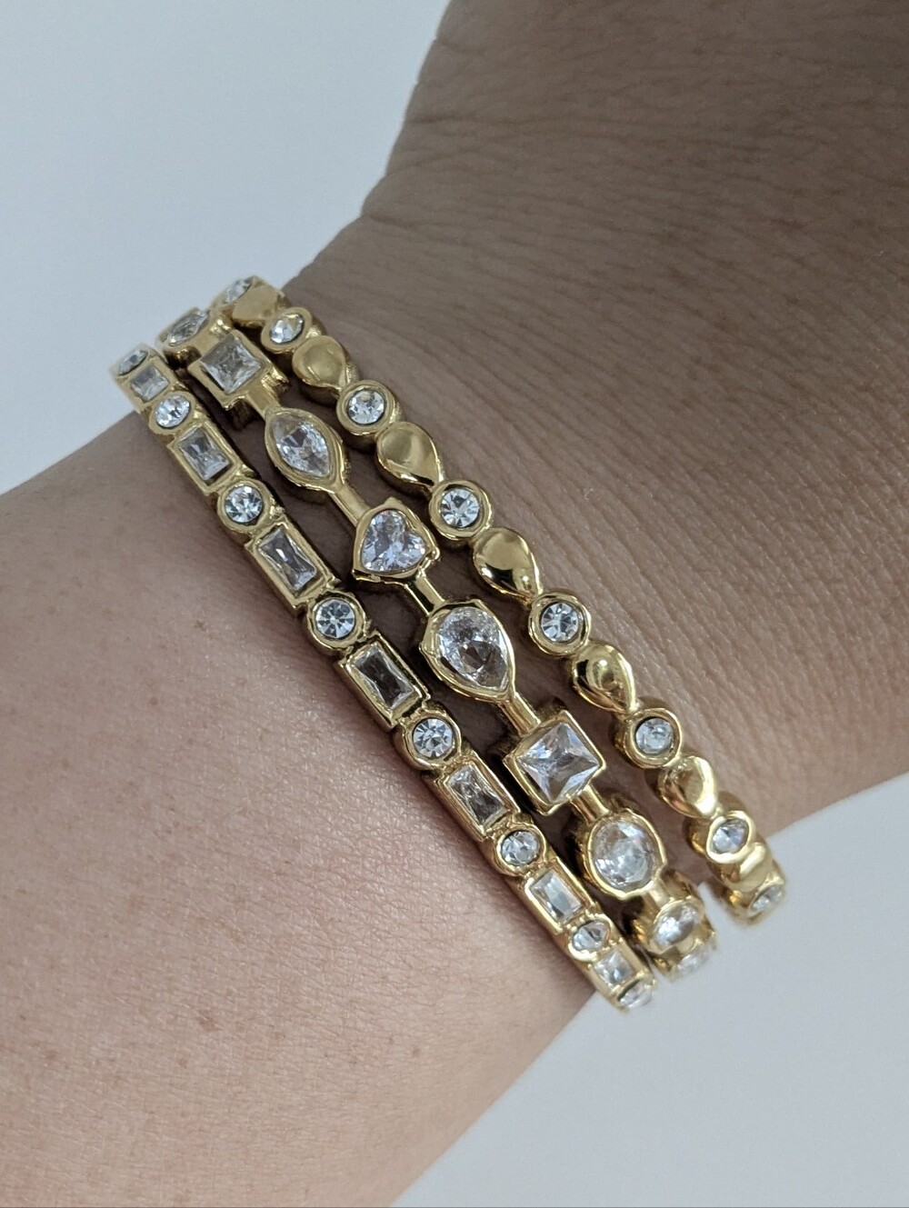 New Gold Bangle Set Of 3